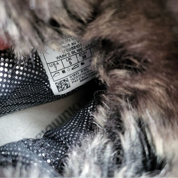 Columbia Women's Heavenly Omni-Heat Snow Boot Gray Sz 7 Waterproof Faux Fur - Picture 10 of 12